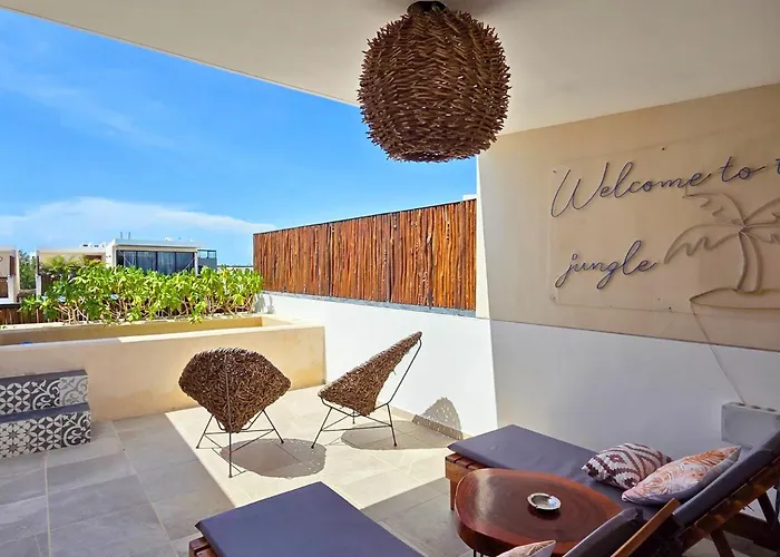 Casa Palalma Penthouse With Private Rooftop Pool Apartment Tulum